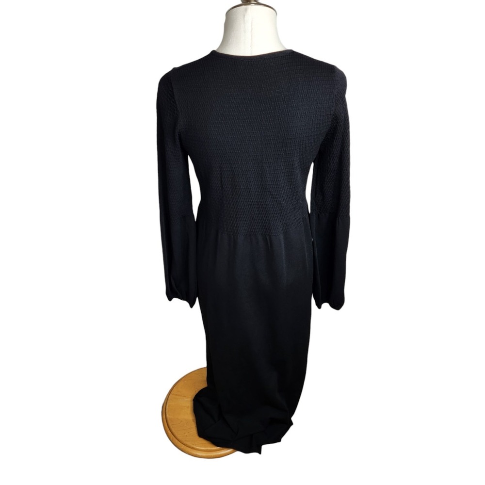 Tuckernuck Pomander Place Lennox Double Knit Maxi Dress Size Large Black - Picture 4 of 12